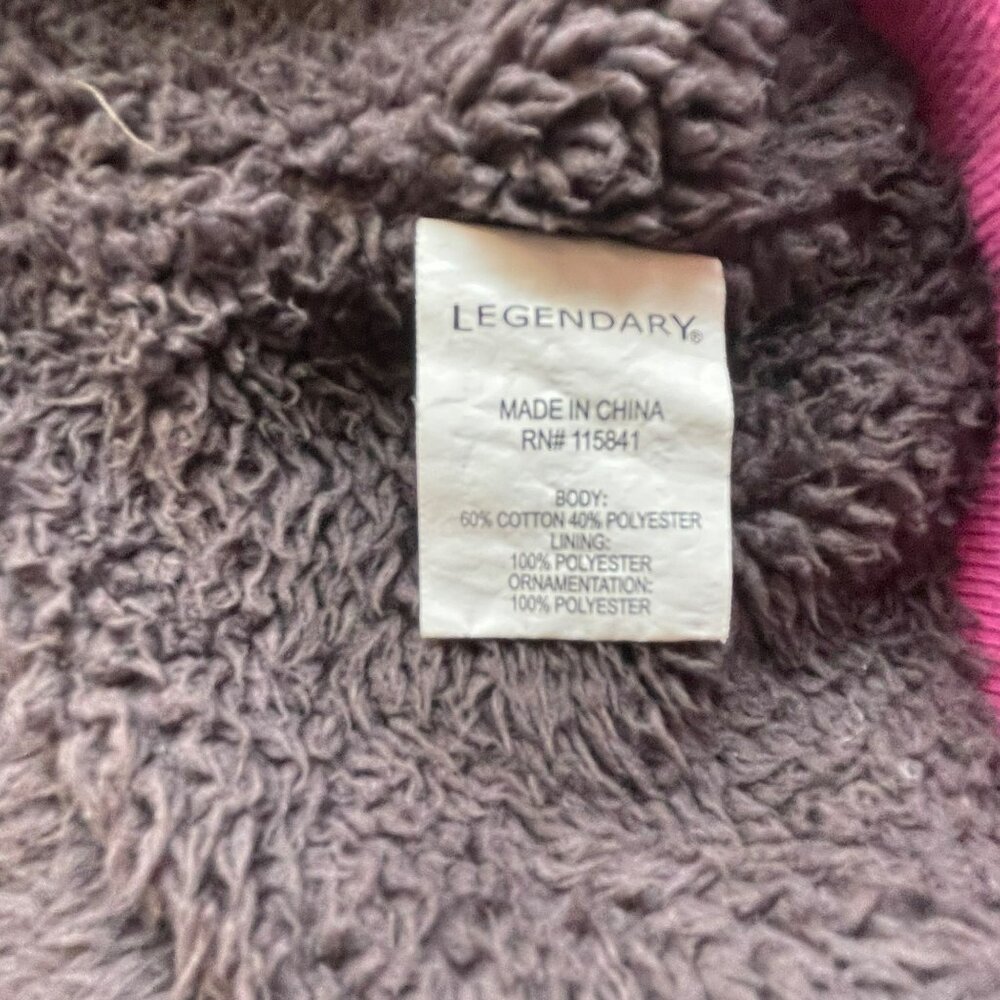 Legendary Whitetails Hoodie Full Zip Plush Lined Hoodie Pink Camo Size Medium - Picture 4 of 9